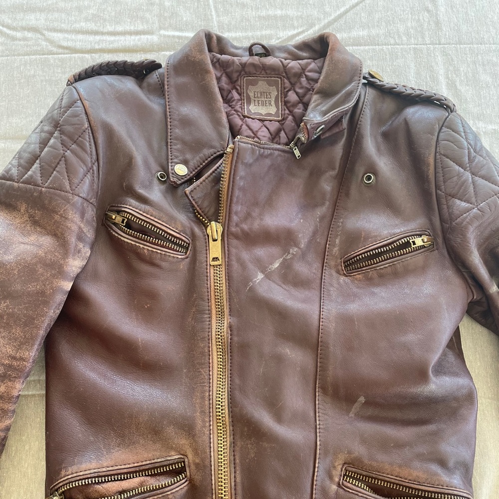 Vintage motorcycle jacket